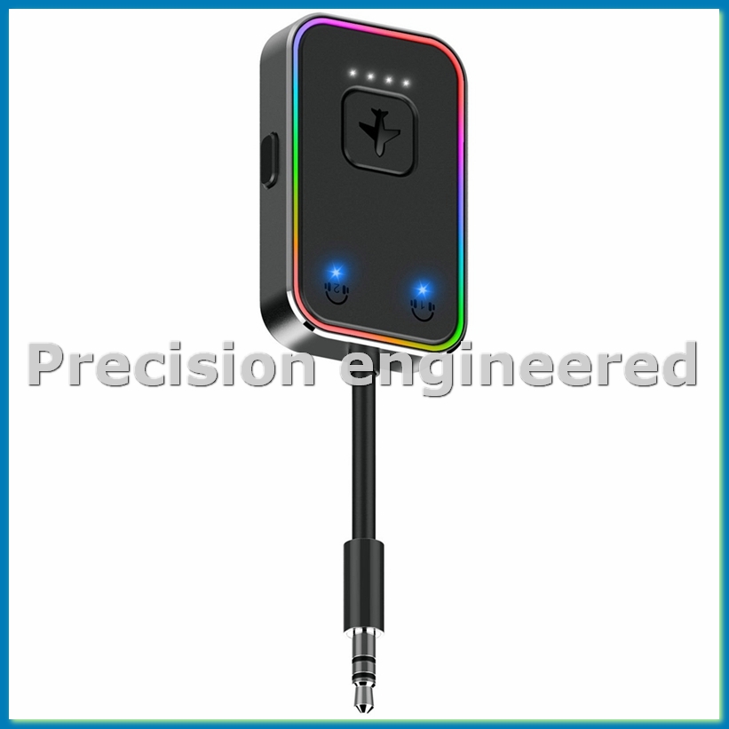 Bluetooth Adapter Receiver - Металлический беспроводной Bluetooth-передатчик 5,3 поддерживает две