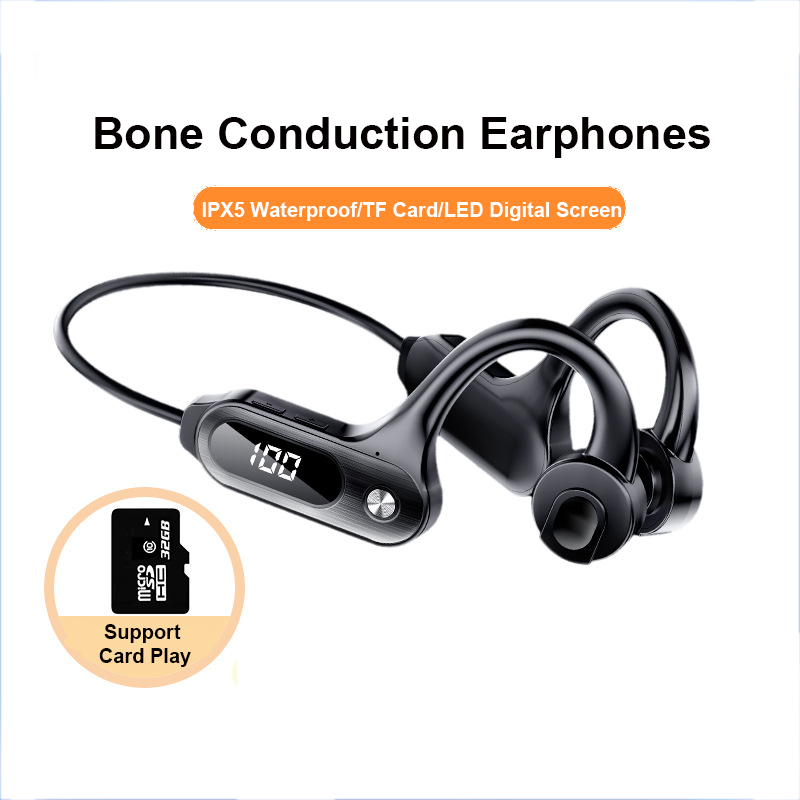Sports Earphone Hook - Наушники с костной проводимостью Bluetooth 5,3,