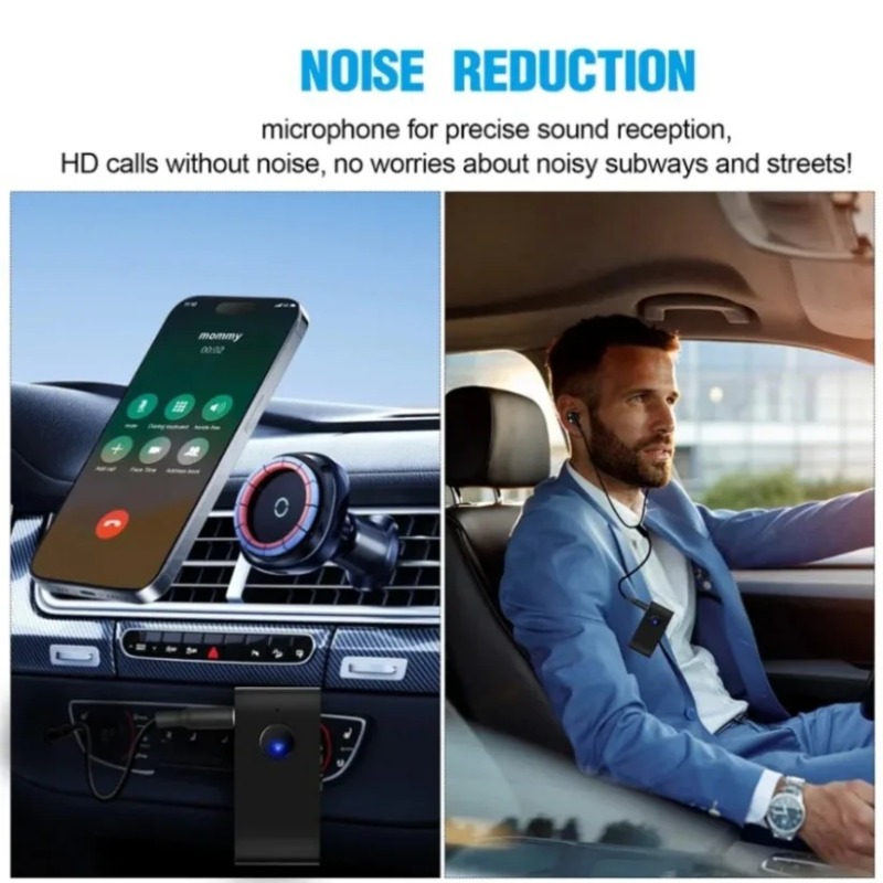 Bluetooth Adapter Receiver - Аудиоприемник Bluetooth 5.0 с проводными наушниками
