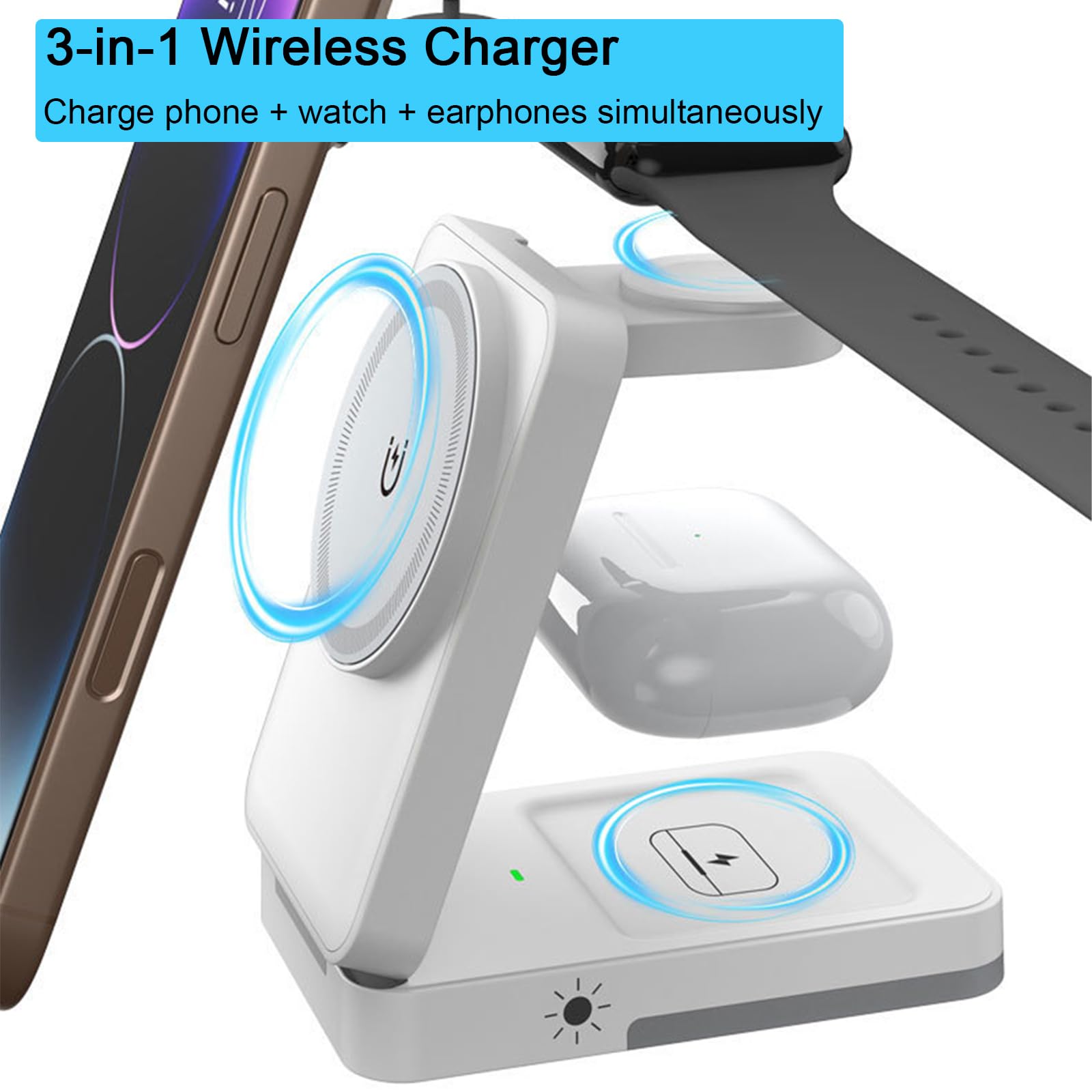 3-в-1 складное беспроводное за – обзор и цена Usb C Earphone