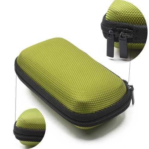 Зеленый прямоугольный Жесткий  – обзор и цена Headphone Case Hard